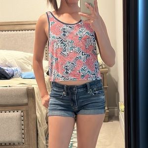 Aeropostale Aztec Crop Top